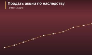 Как продать акции, доставшиеся по наследству